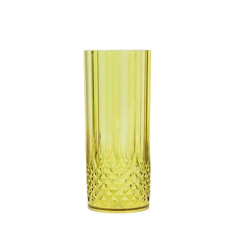 6 Green 14 oz Crystal Plastic Drinking Glasses Party Events Tableware Supplies | eBay