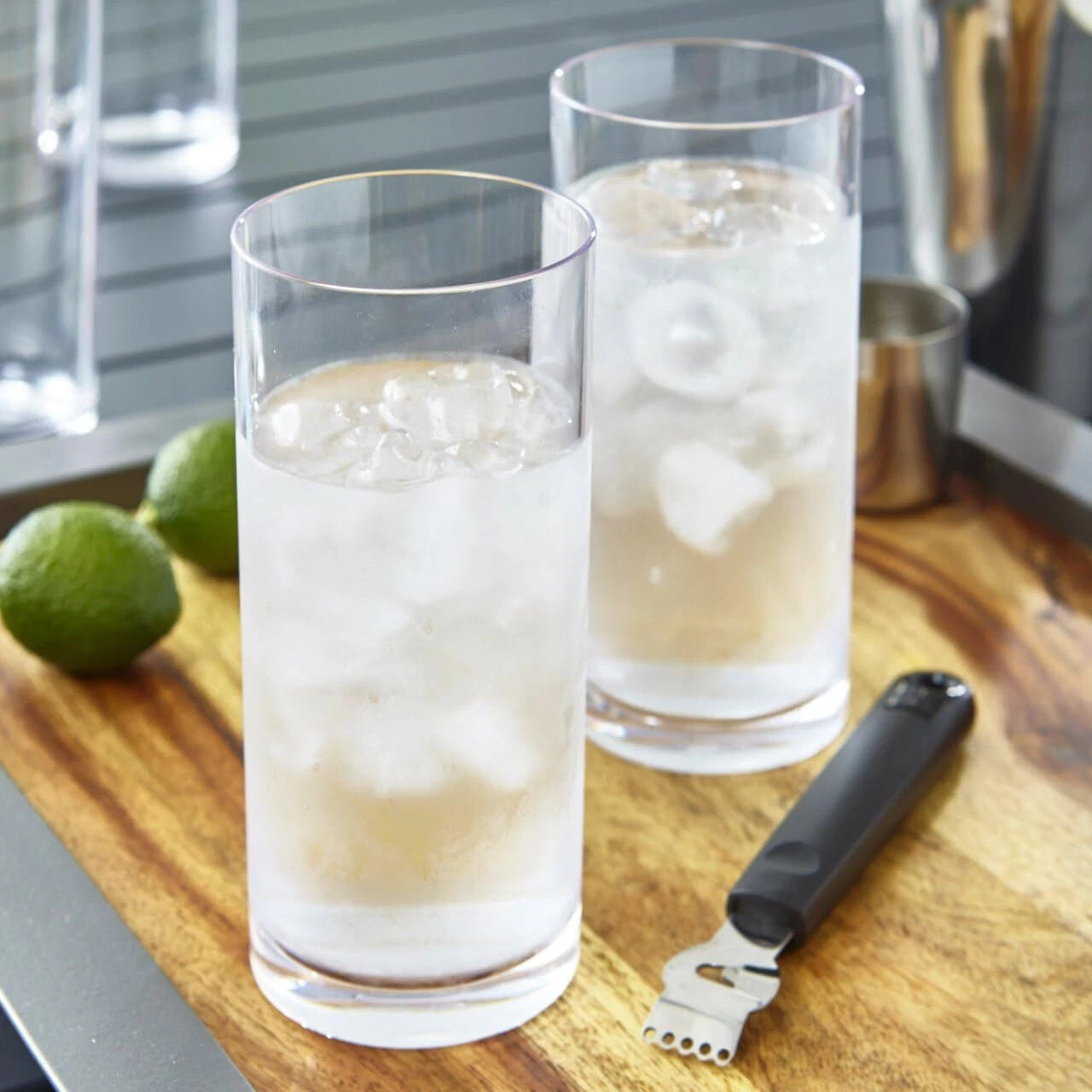 Clear Plastic Reusable Drinking Cups (Set of 6) 16 oz Cup | eBay