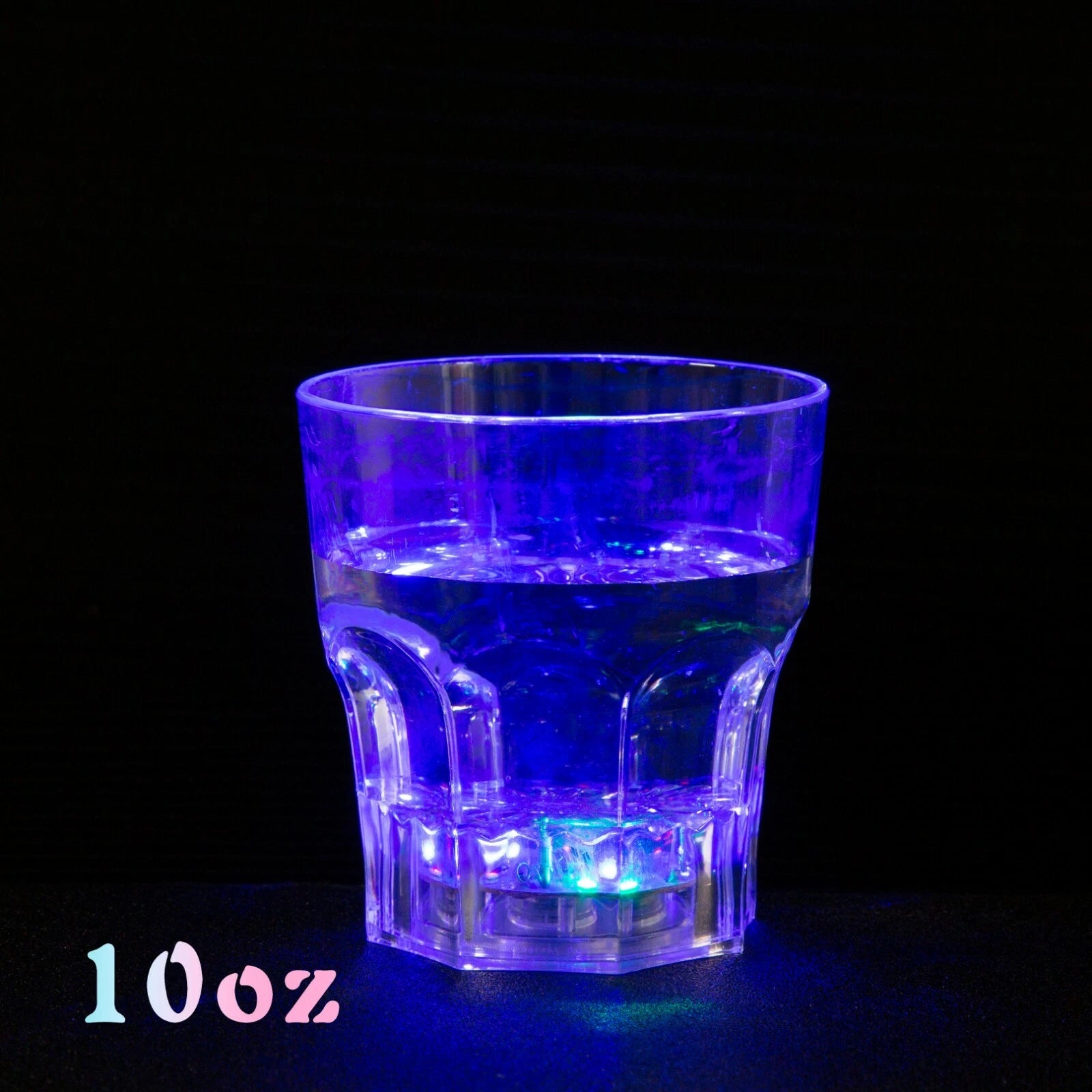Liquid Activated Multicolor LED Glasses Fun Light Up Drinking Tumblers 6oz 4pc | eBay