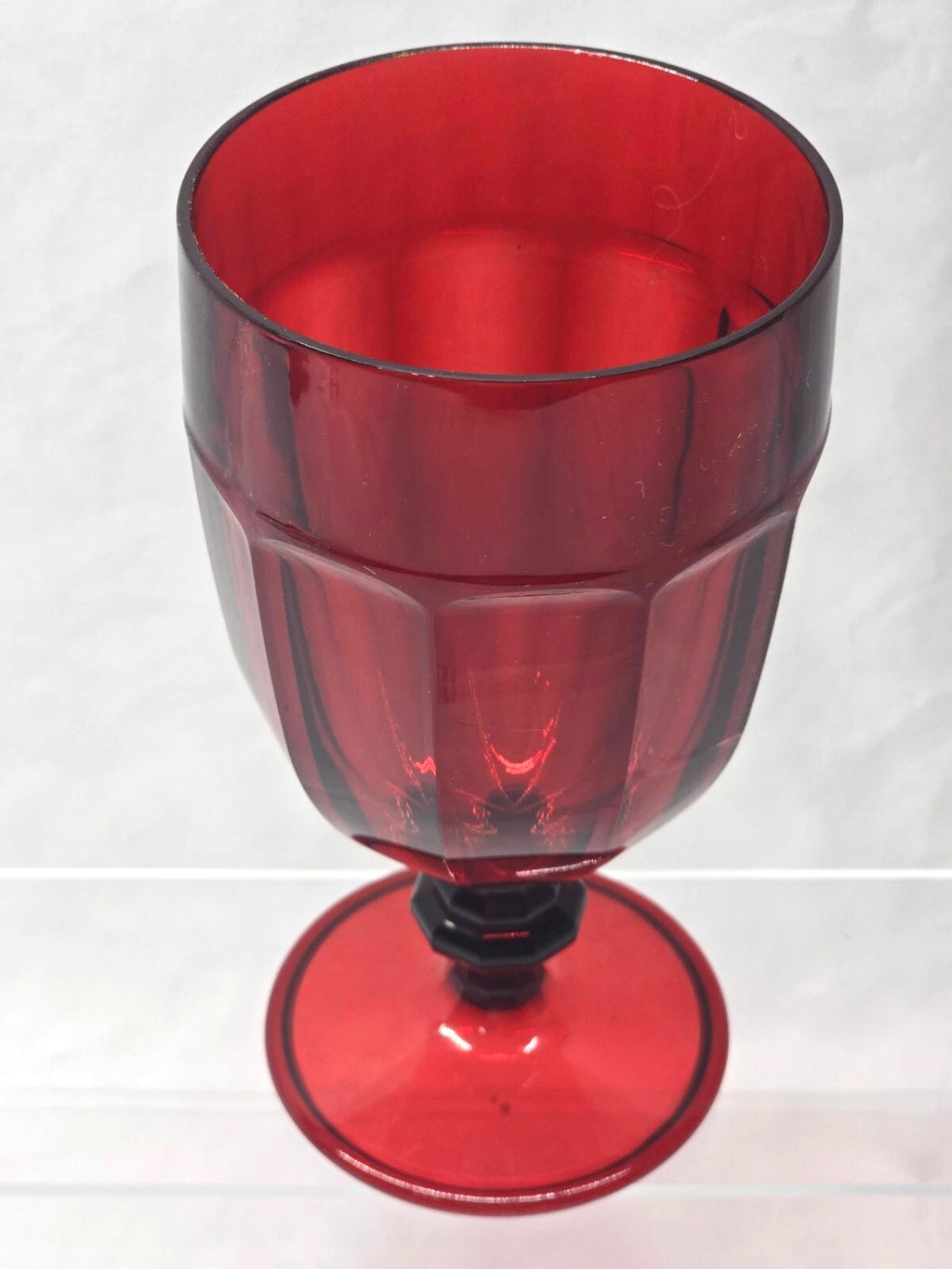 NORITAKE LOOKALIKE 7" Iced Tea Glass PROVINCIAL RUBY - Set Of 6 **PLASTIC** | eBay