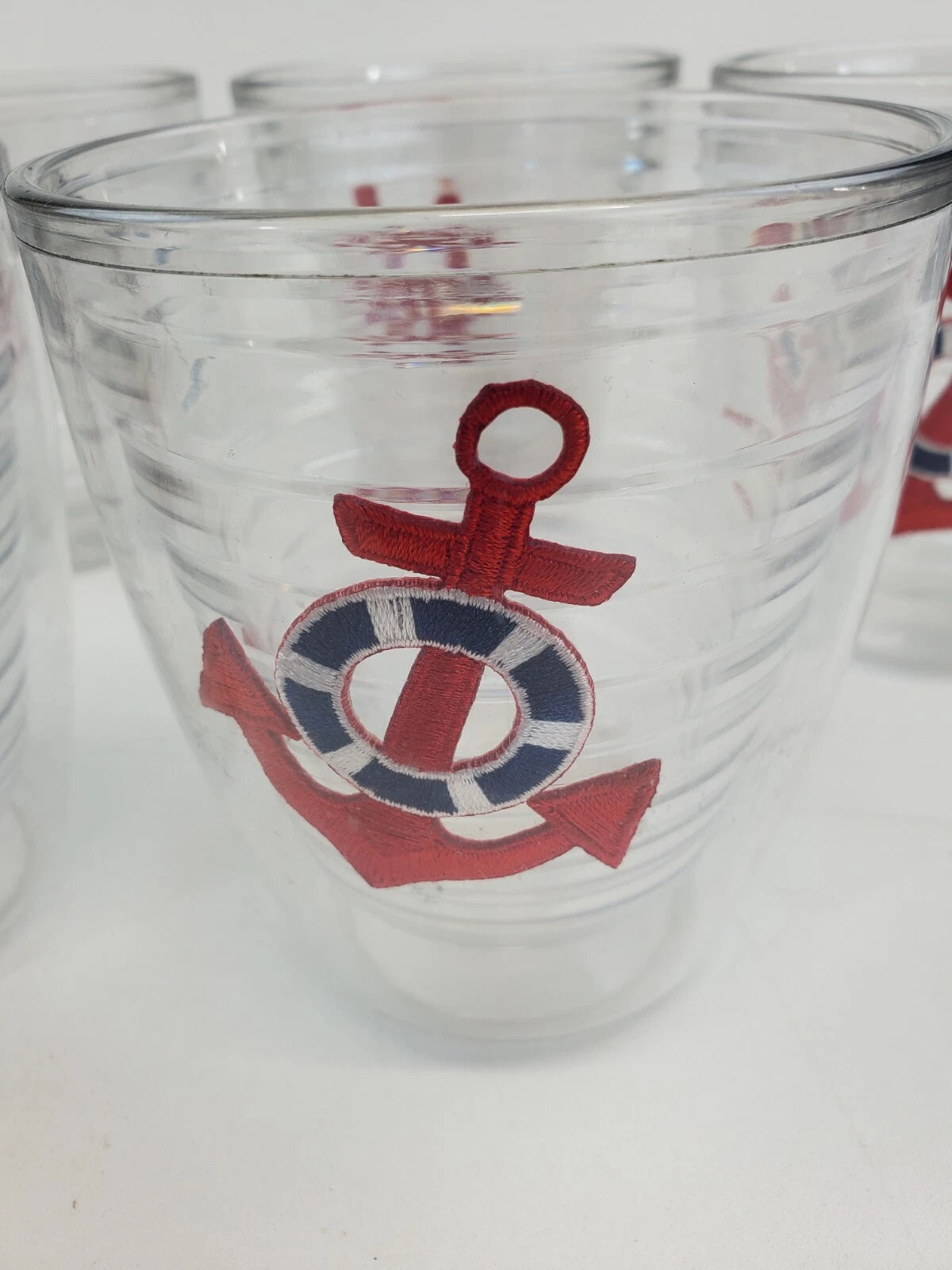 Set of 6 Plastic Insulated Nautical Glasses 4" | eBay