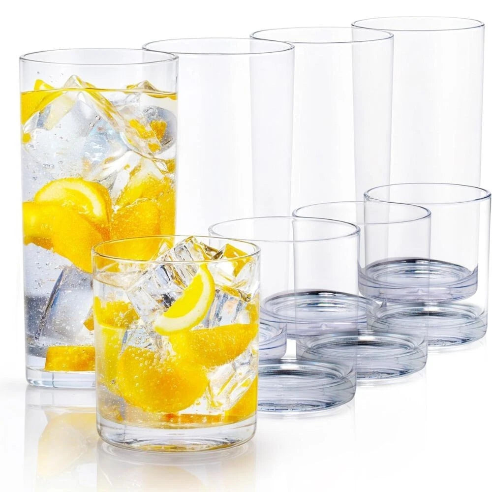 Zulay Kitchen Acrylic Glasses Drinkware | eBay