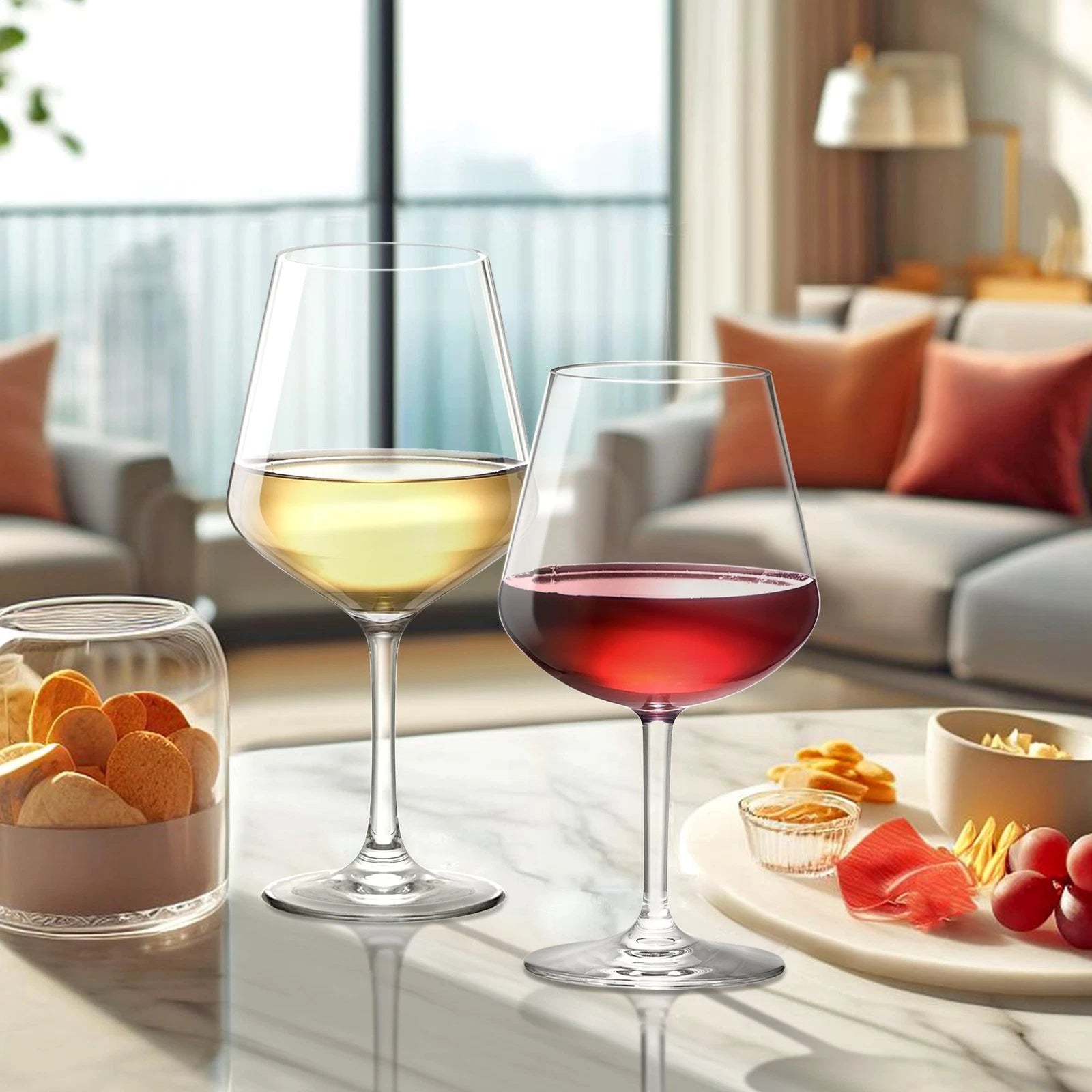 - Sasha - 14-Ounce Unbreakable Tritan Wine Glasses (Set of 6), Plastic Wine G... | eBay