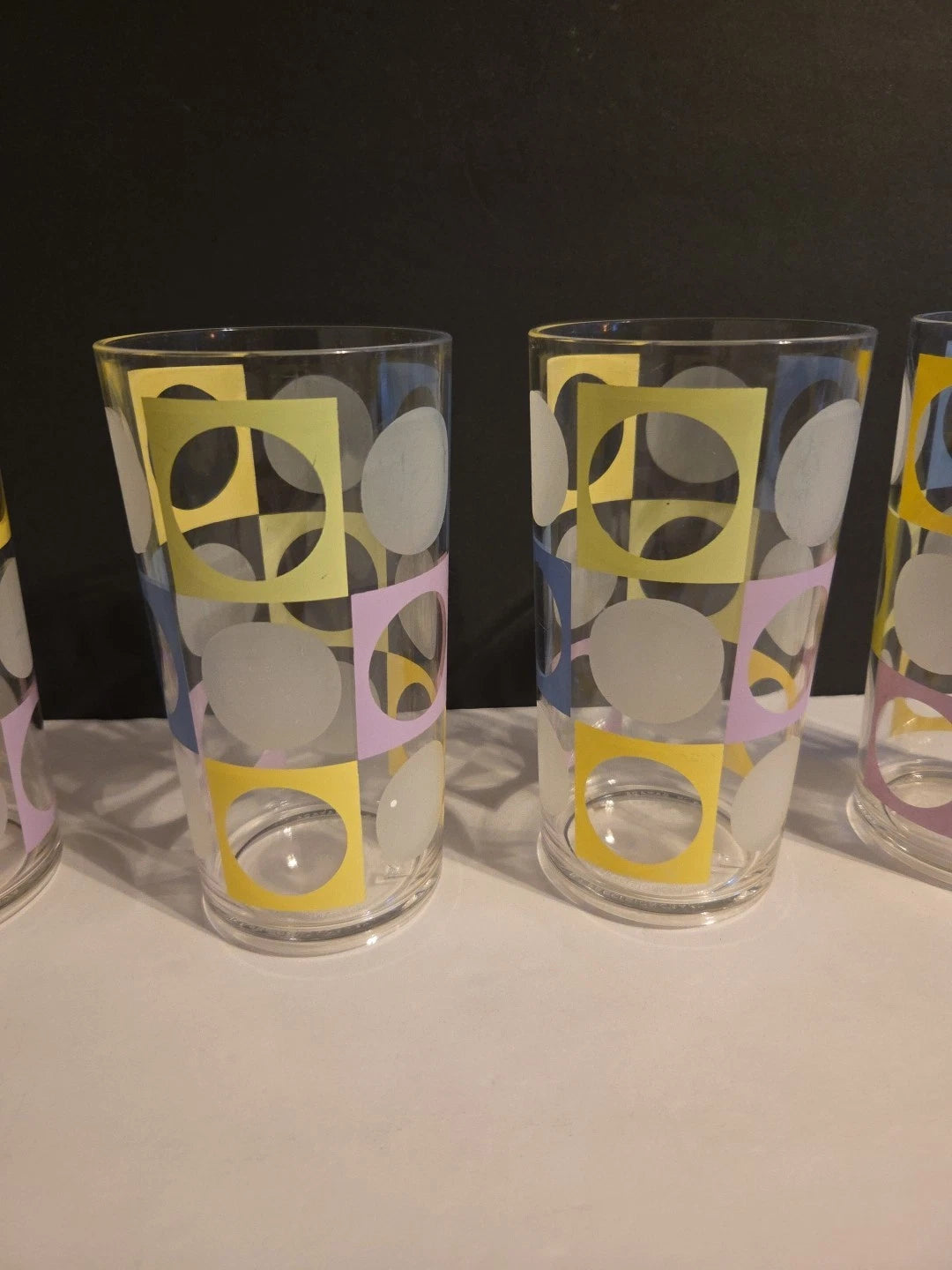 4-Atomic Design Plastic Drinking Glasses By Precisioncraft-Canada | eBay