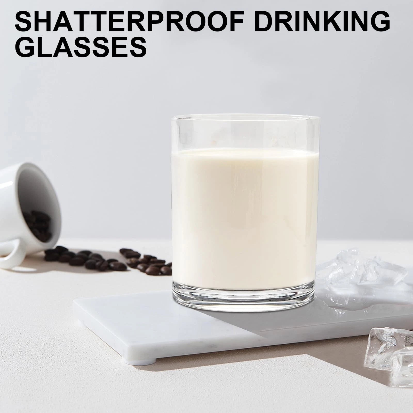 Classic 12oz Reusable Plastic Drinking Glasses Set of 12 - Unbreakable BPA Fr... | eBay
