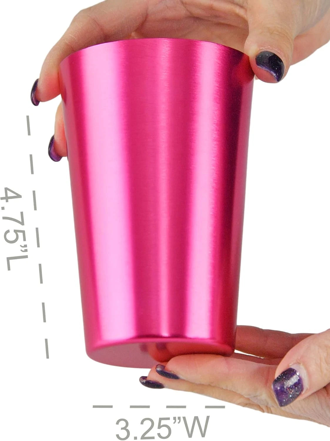 Colorful Aluminum Drinking Cups Set of 6 - Shatter Resistant Tumblers, 12 Oz | eBay
