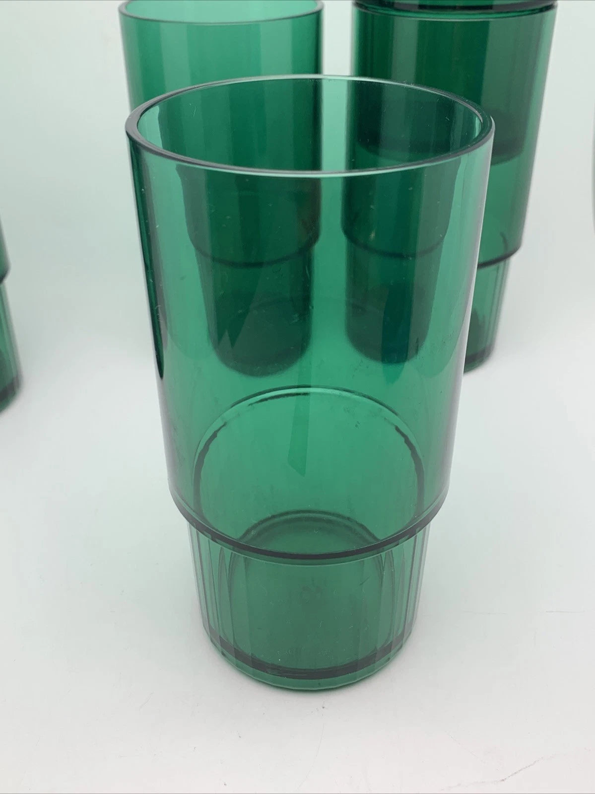 Set of 6 Tupperware Acrylic Preludio Tumblers Glasses Cups 14 Oz Green #1673 | eBay