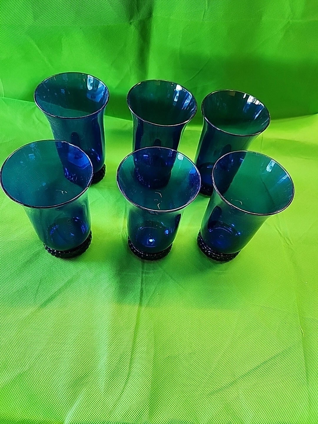 Better Homes and Gardens 20 Oz Cobalt Blue Plastic Drink Glasses | eBay