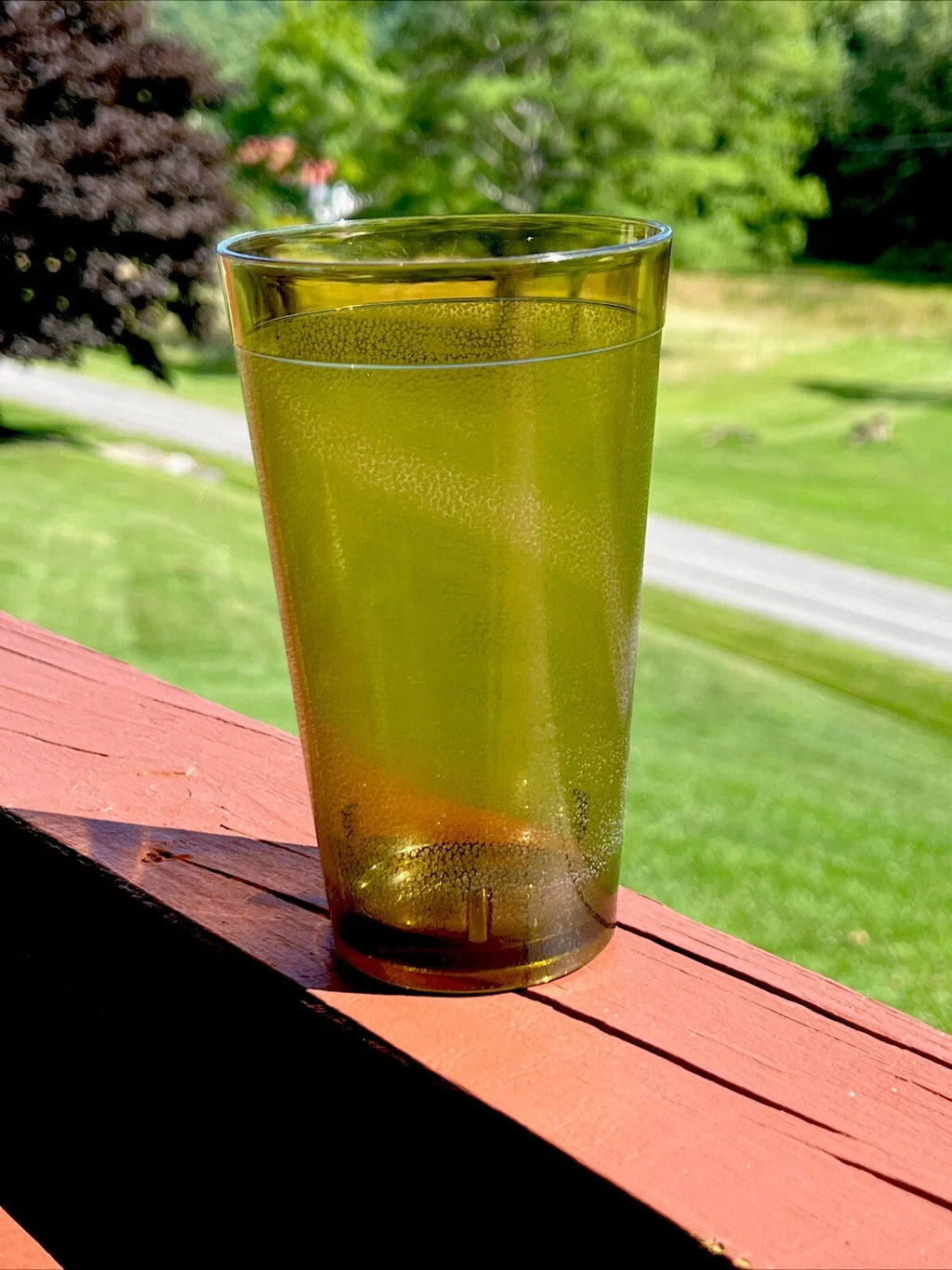 Set of 6 Durable Vintage Plastic Restaurant Tumblers Glasses Cups 20 oz Amber | eBay