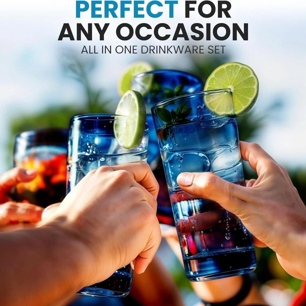 Zulay Kitchen Acrylic Glasses Drinkware | eBay