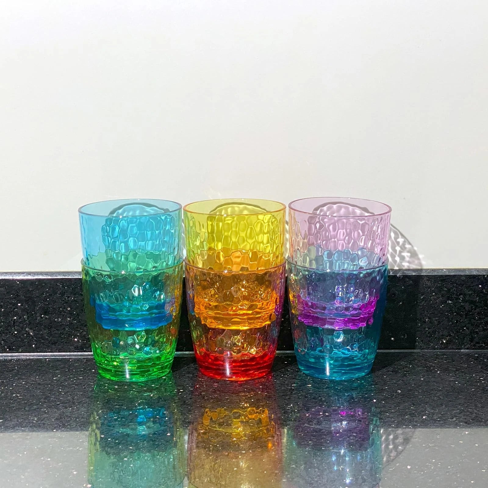 15-Ounce Plastic Tumblers (Set of 6), Reusable Plastic Mugs, BPA-Free Acrylic... | eBay