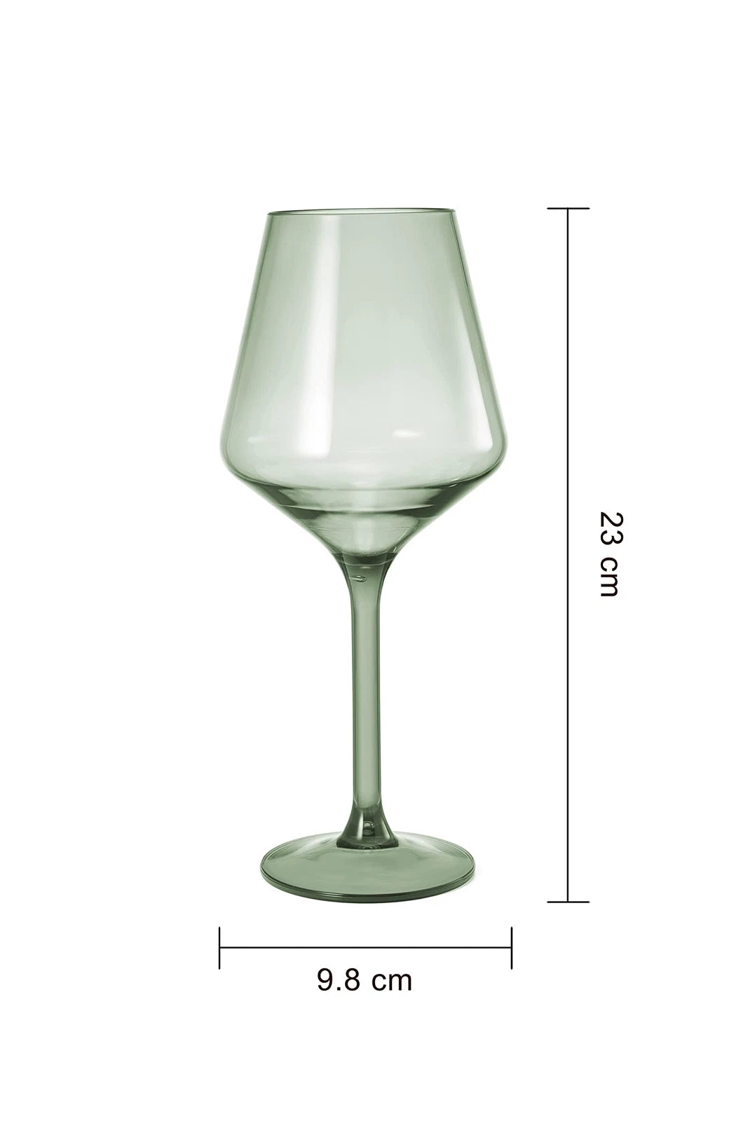 European Style Plastic Crystal Stemmed Wine Glasses | Set of 6 | Acrylic Trit... | eBay