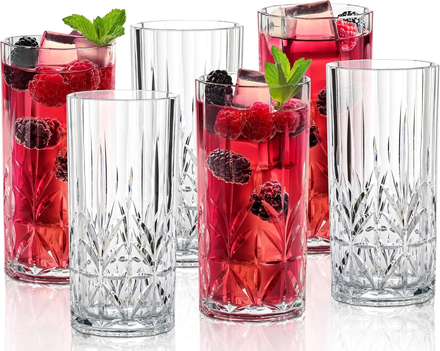 Unbreakable Plastic Drinking Water Tumblers, Dishwasher Safe 100% Tritan Glasses | eBay