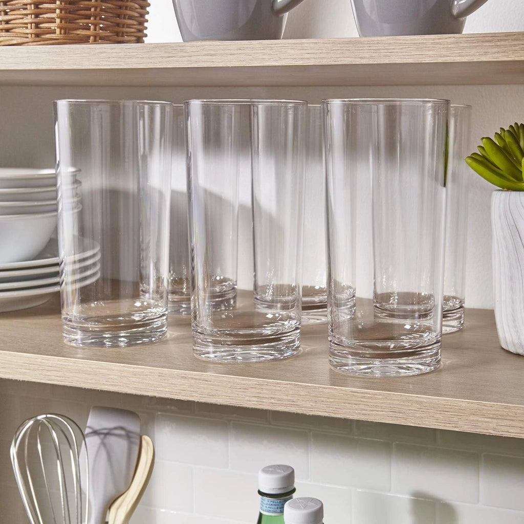 Premium Plastic Iced Tea Glasses Set | Dishwasher-Safe Tumblers 24oz - Pack of 6 | eBay
