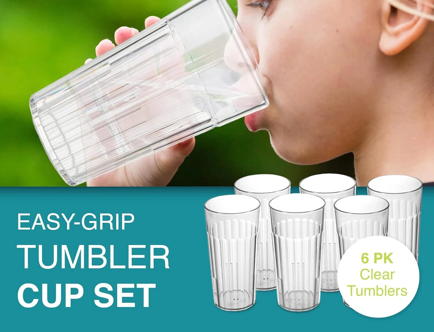 Arrow Home Products 30 oz Clear Plastic Tumblers, Set of 6 - Made in the USA, BP | eBay