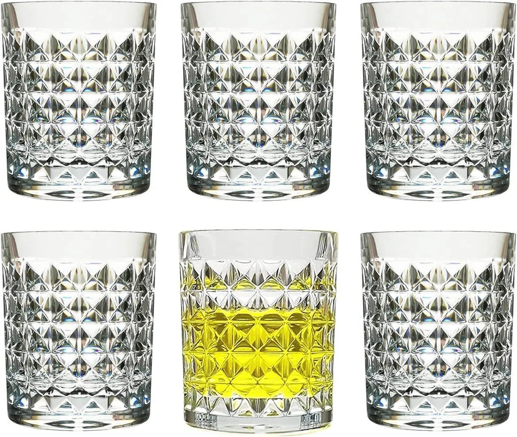 [Look like Glass] 8 Oz Set of 6 Tritan Plastic Glasses Unbreakable Clear | eBay