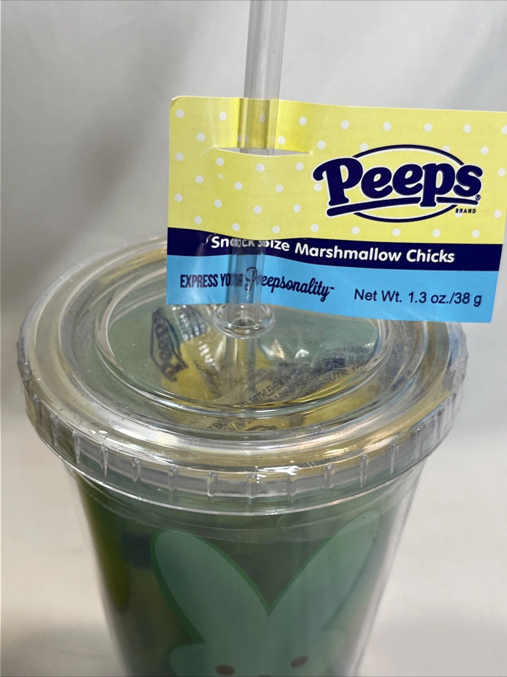Set Of Two - New Sealed Peeps Drinking Tumblers. (Do Not Eat Candy) | eBay
