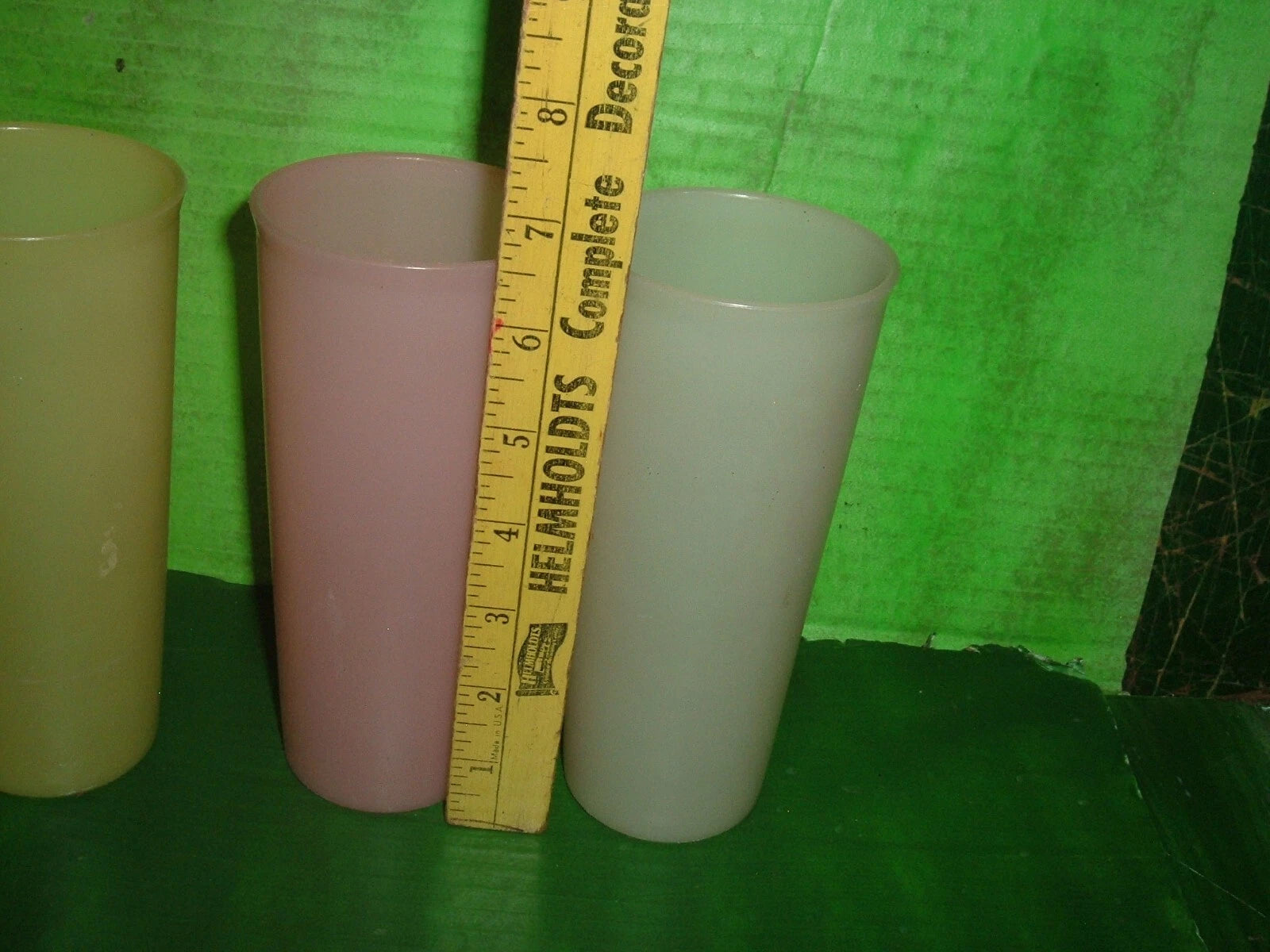 Set of 4 Vintage Pastel Tupperware Plastic Drinking Glasses Beverage Tumblers | eBay