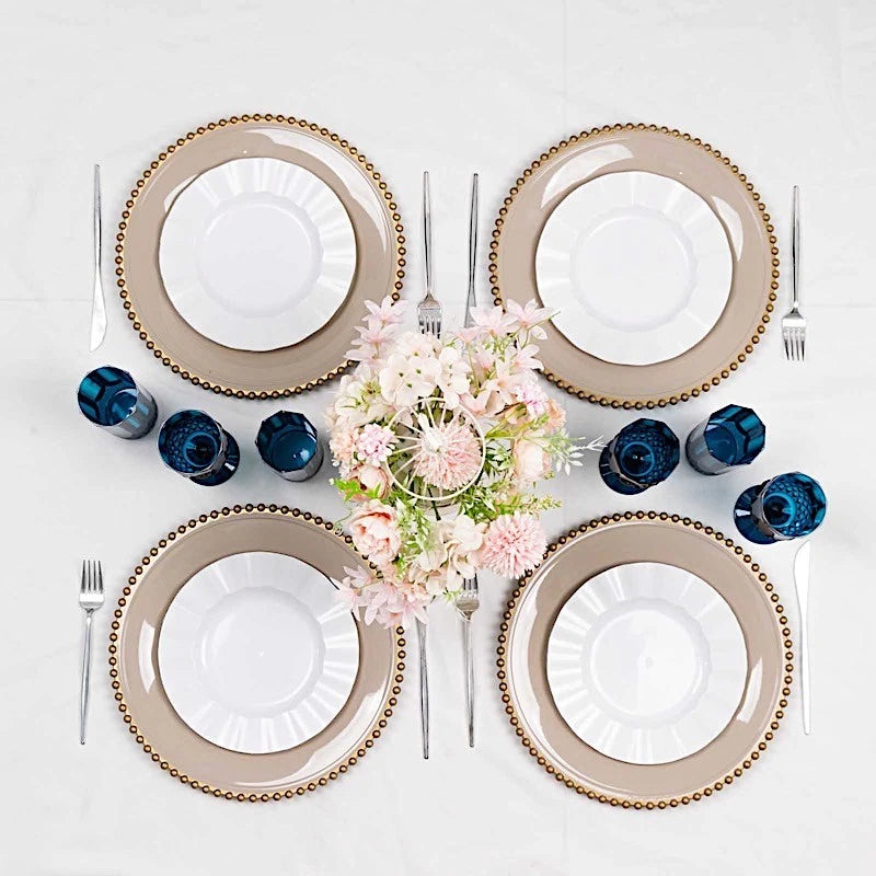 6 Navy Blue 14 oz Crystal Plastic Drinking Glasses Party Events Tableware | eBay