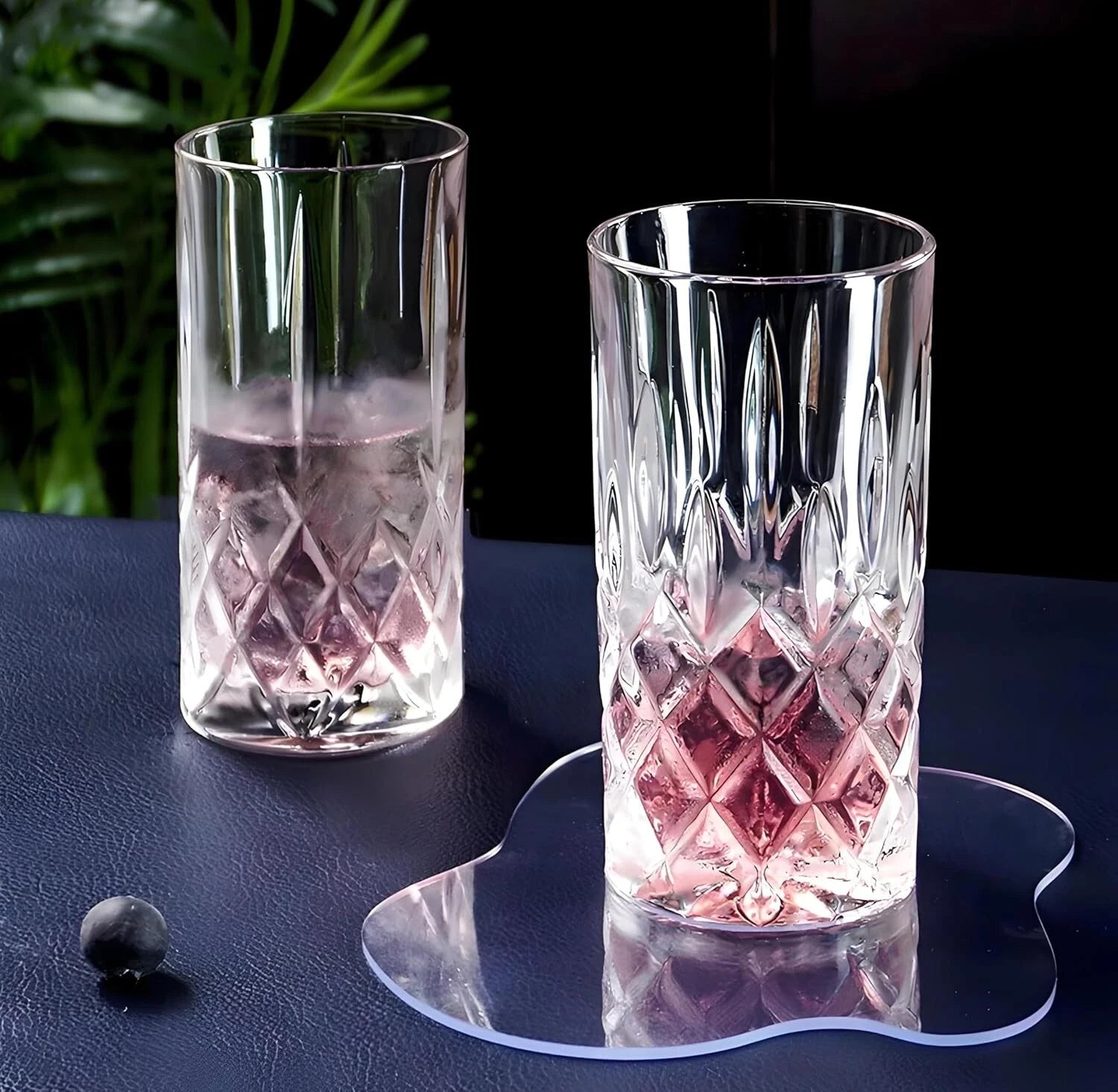 Reusable and Elegant Acrylic Glasses - 6 Count Unbreakable Drinkware Set | eBay