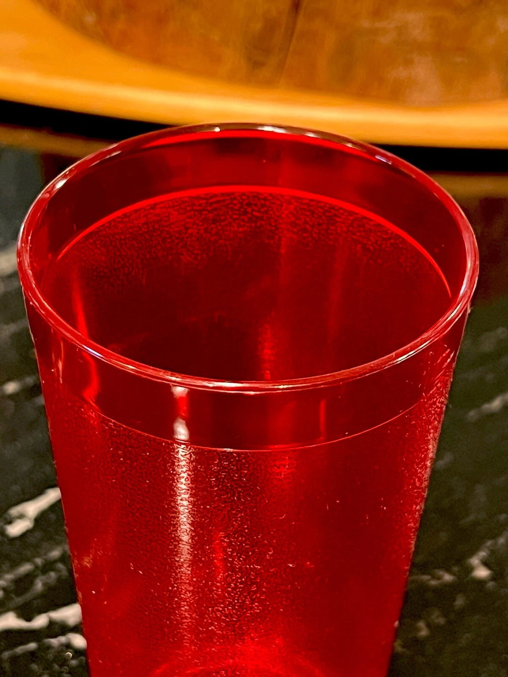 Set of 6 Durable Vintage Plastic Glasses Cups Restaurant Tumblers 16 oz Ruby Red | eBay