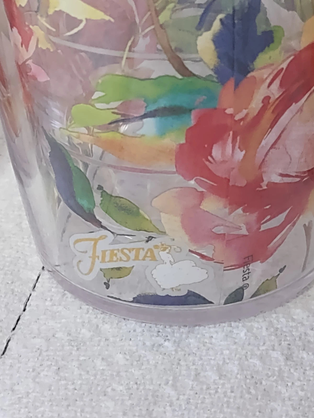 Fiesta Tervis Floral Bouquet/Poppy Calypso 16 Oz Tumbler Cups Set Of 4 *NO lids* | eBay