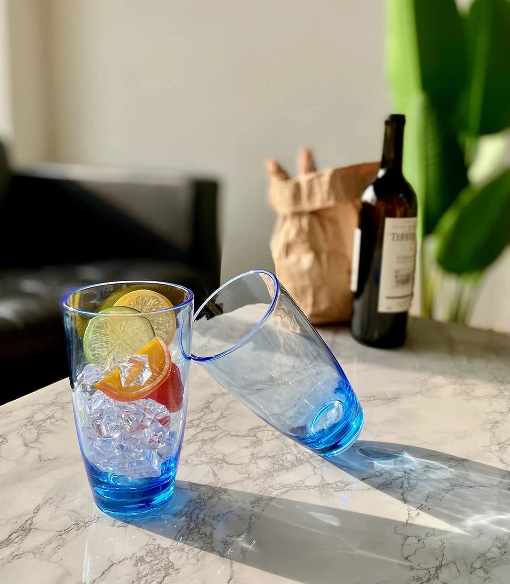 - ETON, 20.8 oz, Set of 6, Acrylic Highball Drinking Glasses, Iced Tea Cups, ... | eBay