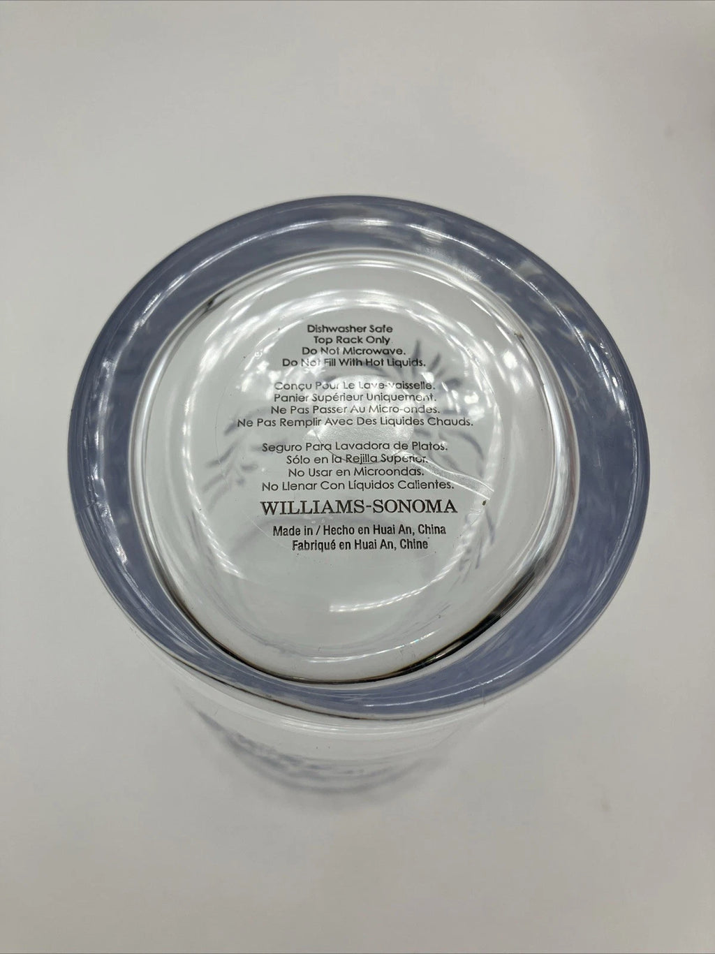 William Sonoma Tumbler 17 oz Party Pack Light Blue Plastic Glasses Set of 6 | eBay